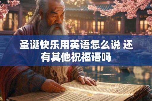 圣诞快乐用英语怎么说 还有其他祝福语吗