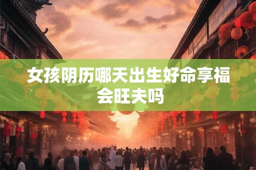 女孩阴历哪天出生好命享福 会旺夫吗 女孩阴历哪天出生好命享福 会旺夫吗