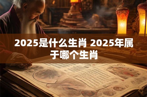 2025是什么生肖 2025年属于哪个生肖