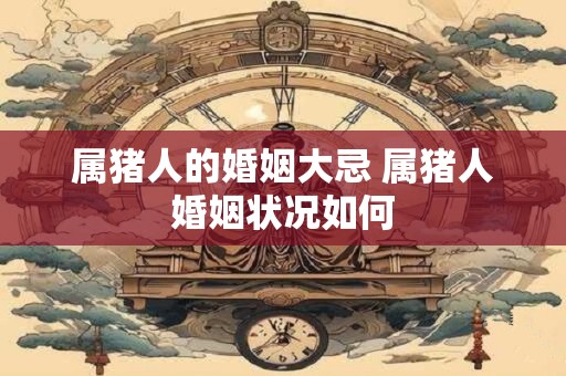 属猪人的婚姻大忌 属猪人婚姻状况如何 属猪人的婚姻大忌 属猪人婚姻状况如何