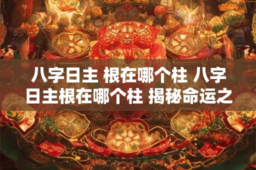 八字日主 根在哪个柱 八字日主根在哪个柱 揭秘命运之谜