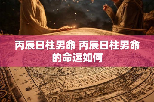 丙辰日柱男命 丙辰日柱男命的命运如何