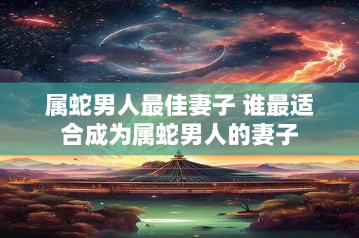 属蛇男人最佳妻子 谁最适合成为属蛇男人的妻子