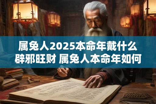 属兔人2025本命年戴什么辟邪旺财 属兔人本命年如何化解太岁