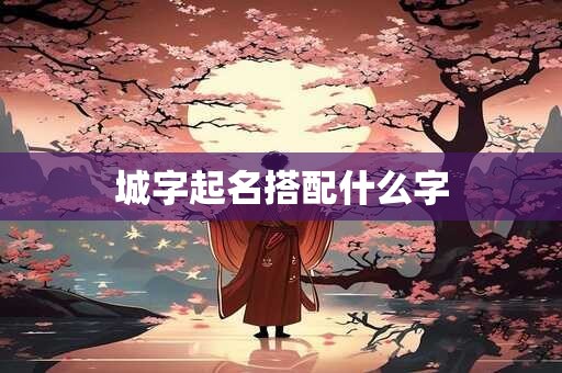 城字起名搭配什么字