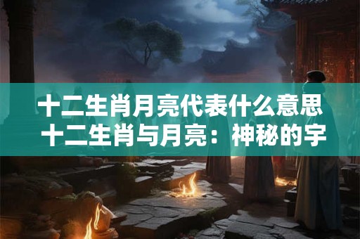 十二生肖月亮代表什么意思 十二生肖与月亮：神秘的宇宙之谜