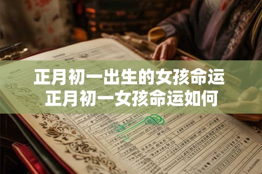 正月初一出生的女孩命运 正月初一女孩命运如何