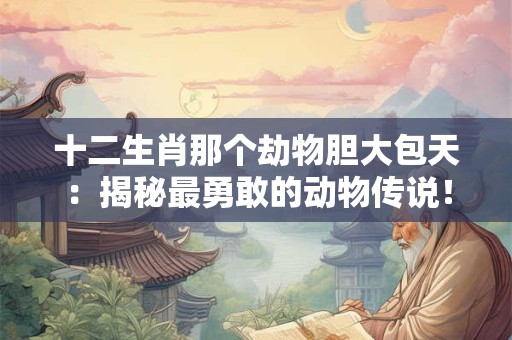 十二生肖那个劫物胆大包天:揭秘最勇敢的动物传说! 十二生肖那个劫物胆大包天:揭秘最勇敢的动物传说!