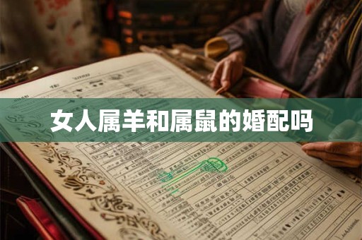 女人属羊和属鼠的婚配吗
