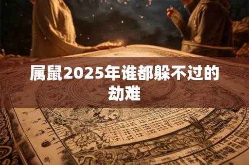 属鼠2026年谁都躲不过的劫难 属鼠2026年谁都躲不过的劫难