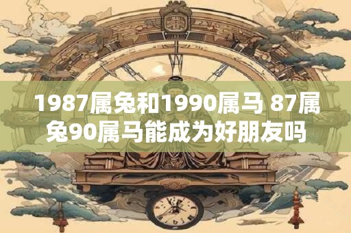1987属兔和1990属马 87属兔90属马能成为好朋友吗 1987属兔和1990属马 87属兔90属马能成为好朋友吗