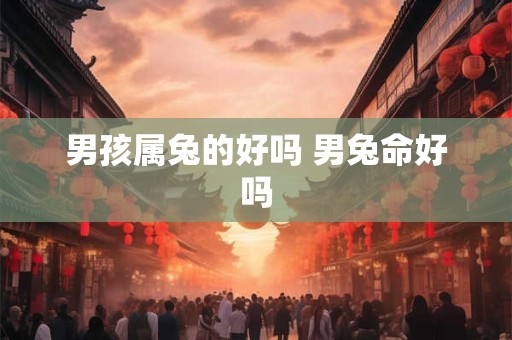 男孩属兔的好吗 男兔命好吗