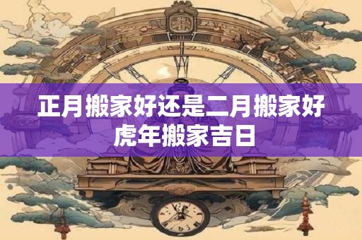 正月搬家好还是二月搬家好 虎年搬家吉日