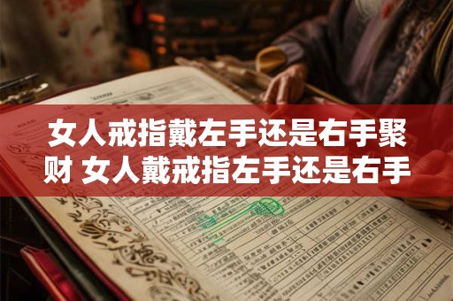 女人戒指戴左手还是右手聚财 女人戴戒指左手还是右手更聚财