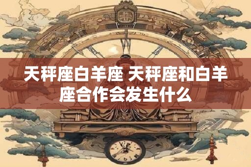 天秤座白羊座 天秤座和白羊座合作会发生什么