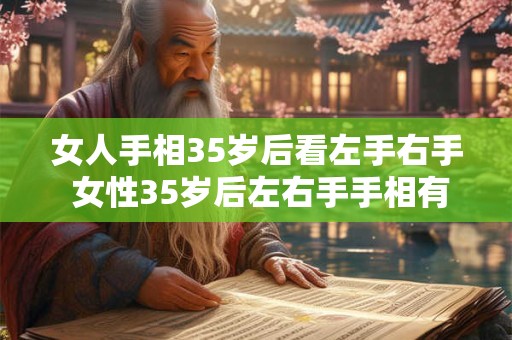 女人手相35岁后看左手右手 女性35岁后左右手手相有何不同