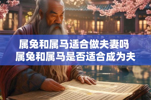 属兔和属马适合做夫妻吗 属兔和属马是否适合成为夫妻