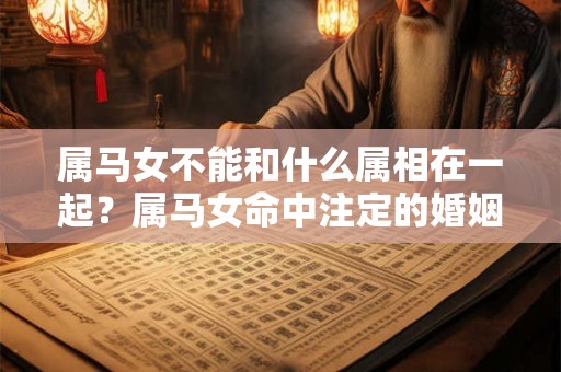 属马女不能和什么属相在一起？属马女命中注定的婚姻