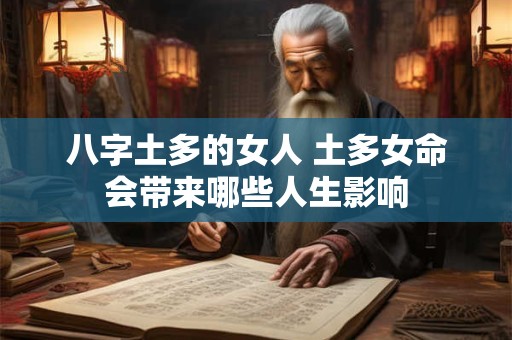八字土多的女人 土多女命会带来哪些人生影响