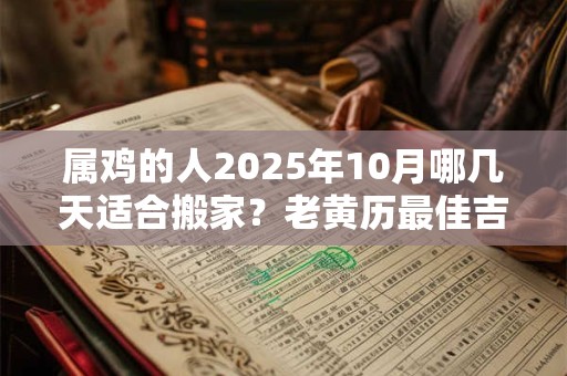 属鸡的人2025年10月哪几天适合搬家？老黄历最佳吉日吉时