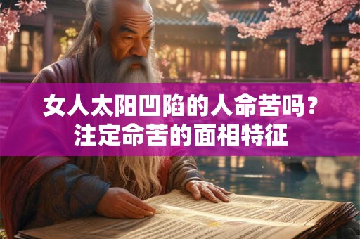 女人太阳凹陷的人命苦吗?注定命苦的面相特征 女人太阳凹陷的人命苦吗?注定命苦的面相特征