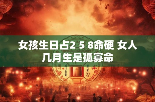 女孩生日占2 5 8命硬 女人几月生是孤寡命