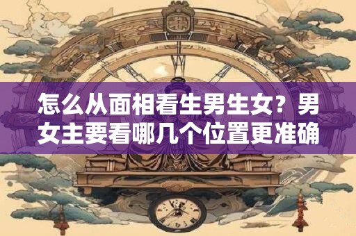怎么从面相看生男生女？男女主要看哪几个位置更准确？