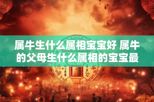 属牛生什么属相宝宝好 属牛的父母生什么属相的宝宝最好