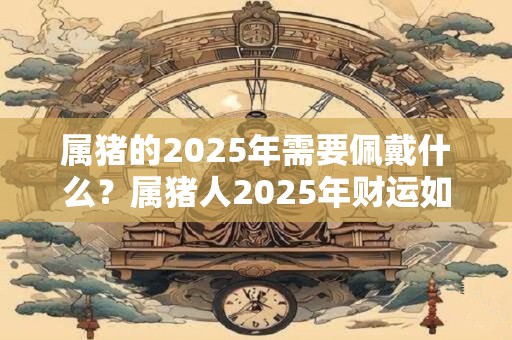 属猪的2025年需要佩戴什么？属猪人2025年财运如何？