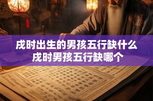 戌时出生的男孩五行缺什么 戌时男孩五行缺哪个