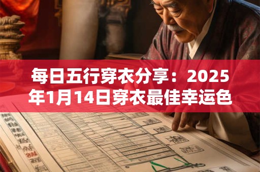 每日五行穿衣分享：2025年1月14日穿衣最佳幸运色
