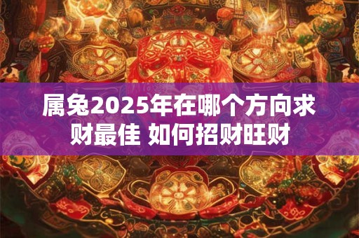 属兔2025年在哪个方向求财最佳 如何招财旺财