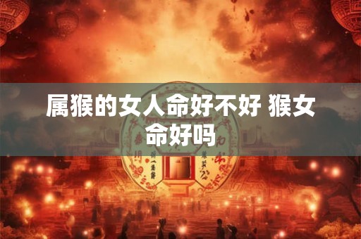 属猴的女人命好不好 猴女命好吗