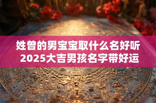 姓曾的男宝宝取什么名好听 2025大吉男孩名字带好运的