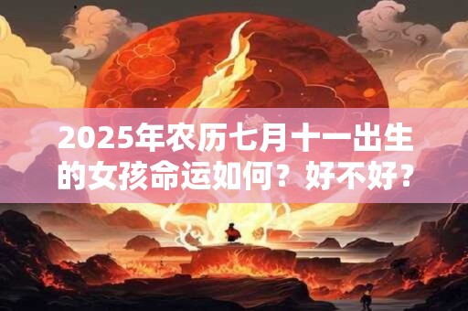 2026年农历七月十一出生的女孩命运如何？好不好？