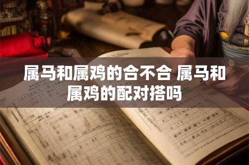 属马和属鸡的合不合 属马和属鸡的配对搭吗
