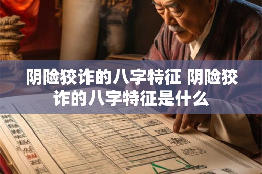 阴险狡诈的八字特征 阴险狡诈的八字特征是什么