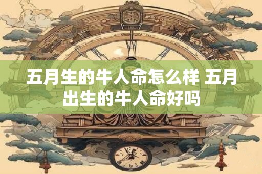 五月生的牛人命怎么样 五月出生的牛人命好吗