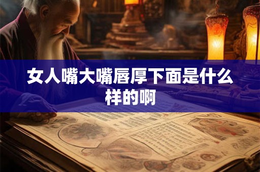 女人嘴大嘴唇厚下面是什么样的啊 女人嘴大嘴唇厚下面是什么样的啊