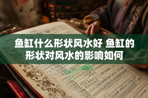 鱼缸什么形状风水好 鱼缸的形状对风水的影响如何
