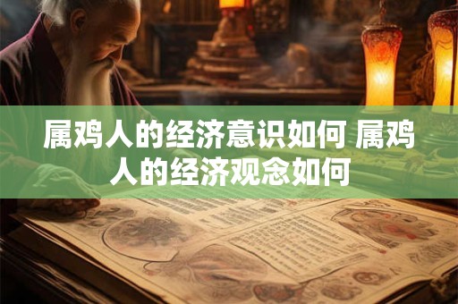 属鸡人的经济意识如何 属鸡人的经济观念如何