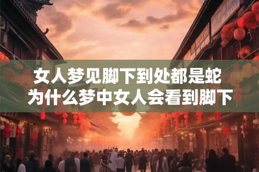女人梦见脚下到处都是蛇 为什么梦中女人会看到脚下到处都是蛇