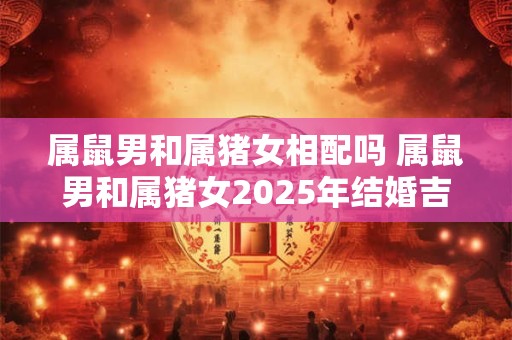 属鼠男和属猪女相配吗 属鼠男和属猪女2025年结婚吉日 属鼠男和属猪女相配吗 属鼠男和属猪女2025年结婚吉日