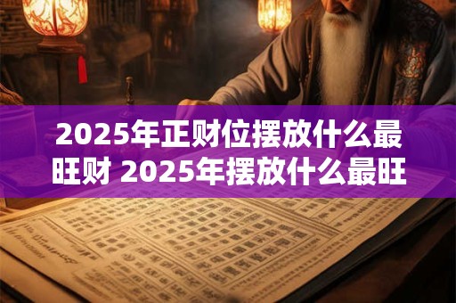 2025年正财位摆放什么最旺财 2025年摆放什么最旺财