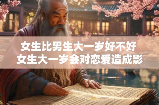 女生比男生大一岁好不好 女生大一岁会对恋爱造成影响吗
