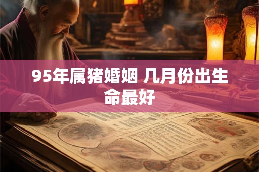 95年属猪婚姻 几月份出生命最好