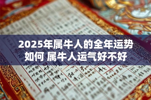 2025年属牛人的全年运势如何 属牛人运气好不好