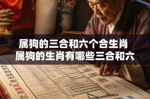 属狗的三合和六个合生肖 属狗的生肖有哪些三合和六个合的组合
