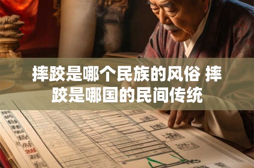 摔跤是哪个民族的风俗 摔跤是哪国的民间传统 摔跤是哪个民族的风俗 摔跤是哪国的民间传统