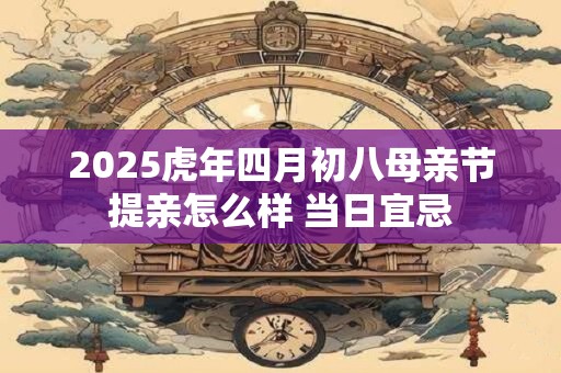 2025虎年四月初八母亲节提亲怎么样 当日宜忌